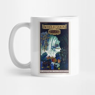 Wieliczka Poland Vintage Poster 1938 Mug